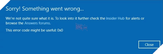 Làm thế nào để sửa lỗi 0x0 0x0 vĩnh viễn trong hệ điều hành Windows?
