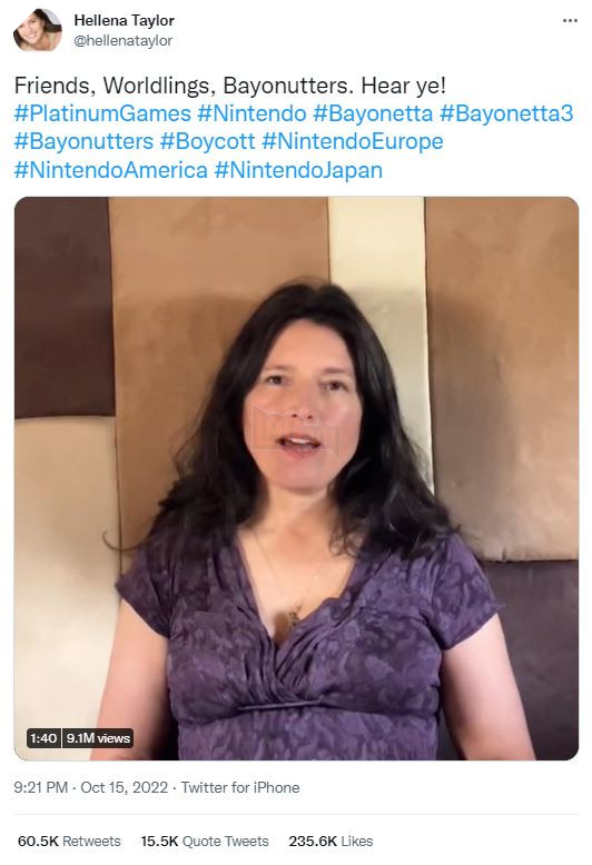 Nữ diễn viên lồng tiếng Bayonetta lên tiếng kêu gọi người hâm mộ tẩy chay phần 3 2