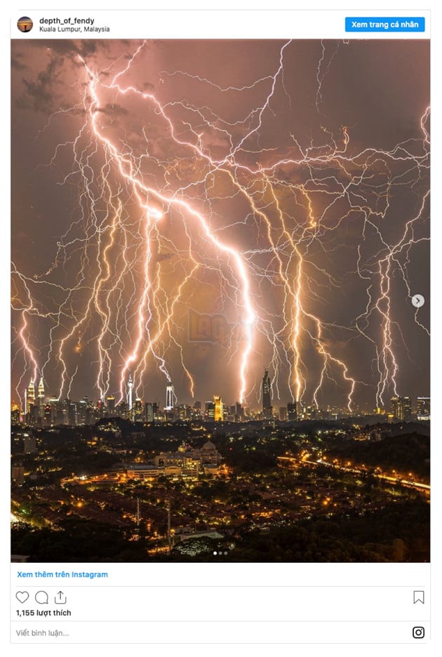 Terrifying pictures taken in the most lightning strikes in the world 
