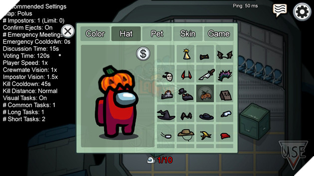 Among Us mang đến bầu không khí Halloween với bản cập nhật mới nhất 2