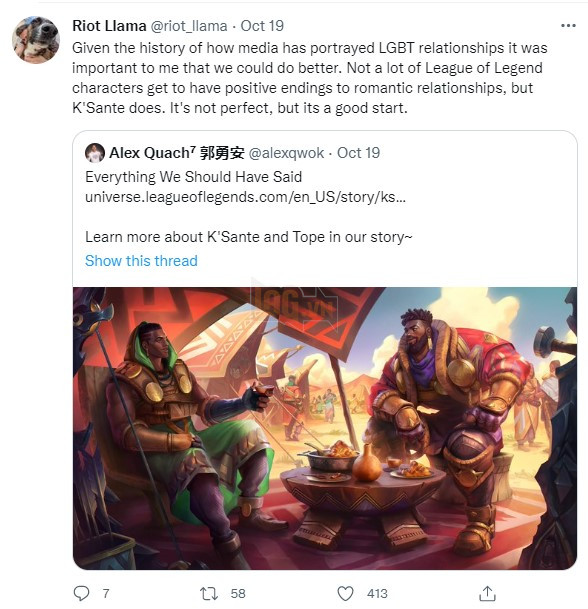Riot Games nhá hàng việc sẽ bổ sung thêm nhiều tướng LGBTQ sau K'Sante 2
