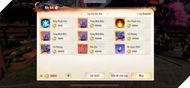 Mở sạp bày bán bạn có tự tin “làm giàu” với Thiên Long Bát Bộ 2 VNG? 6