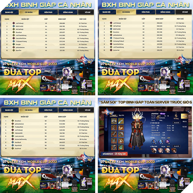 Cao thủ Võ Lâm Truyền Kỳ MAX nhận vé dự World Cup 2022 đã chính thức lộ diện 3