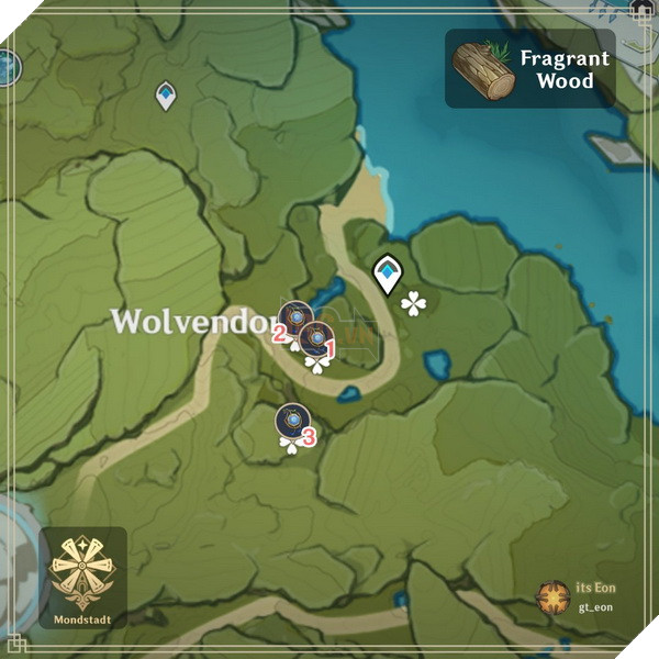 Genshin Impact: Hướng dẫn tổng hợp các bãi farm Gỗ nhanh nhất cùng Phù Hộ Của Cây Vua Phần 1  8