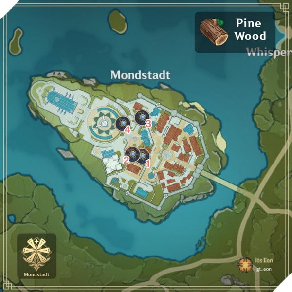 Genshin Impact: Hướng dẫn tổng hợp các bãi farm Gỗ nhanh nhất cùng Phù Hộ Của Cây Vua Phần 1  5