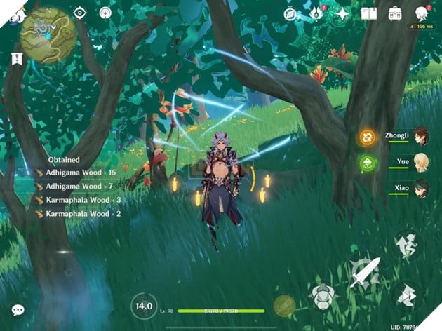 Genshin Impact: Hướng dẫn tổng hợp các bãi farm Gỗ nhanh nhất cùng Phù Hộ Của Cây Vua Phần 1  3