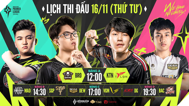 Arena of Valor Premier League 2022: Vietnam - Saigon Phantom đụng độ MAD Team, V Gaming chạm trán Dewa United Esports trong ngày khai mạc 5