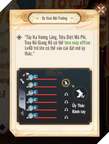 Ủy Thác Đội Trưởng Tính năng gắn kết cộng đồng độc đáo của Thiên Long Bát Bộ 2 VNG 2