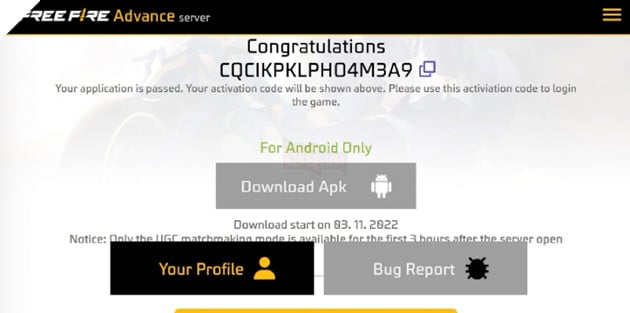 Free Fire OB37 Advance Server: Ngày phát hành, link tải APK, cách lấy Mã kích hoạt
