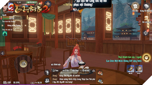 Thiên Long Bát Bộ 2 VNG: Chỉ còn 6 ngày nữa game thủ có thể ghé Tửu Lầu để thưởng thức 6