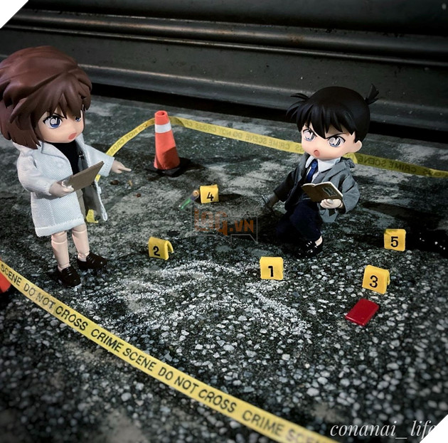 Mô hình mini cute hết nấc dành cho những fan couple Conan - Haibara Phần 1  8