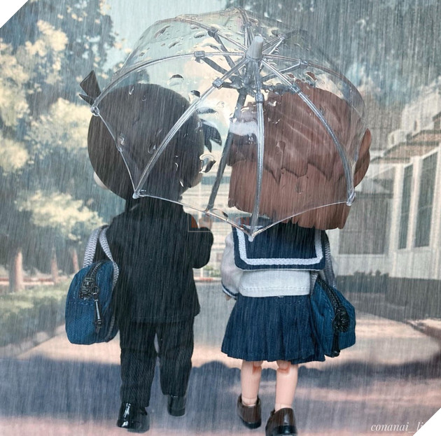 Mô hình mini cute hết nấc dành cho những fan couple Conan - Haibara Phần 1  4