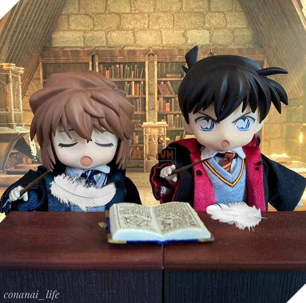 Mô hình mini cute hết nấc dành cho những fan couple Conan - Haibara Phần 2  4