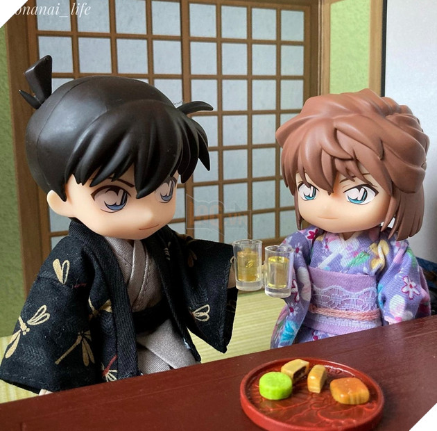 Mô hình mini cute hết nấc dành cho những fan couple Conan - Haibara Phần 2  7