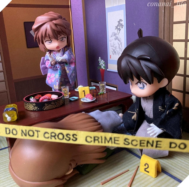 Mô hình mini cute hết nấc dành cho những fan couple Conan - Haibara Phần 2  8