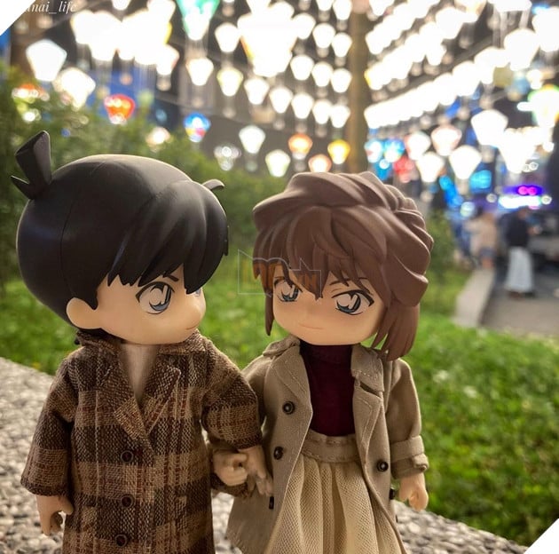 Mô hình mini cute hết nấc dành cho những fan couple Conan - Haibara Phần 1  2