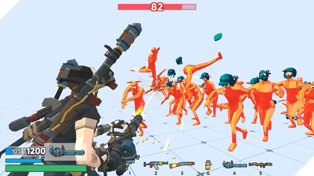 1 mình chiến 100 con zombie ngay trên trình duyệt web