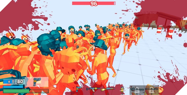 1 mình chiến 100 con zombie ngay trên trình duyệt web