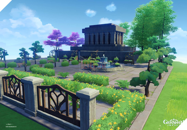 Game thủ đưa Lăng Bác vào trong Genshin Impact