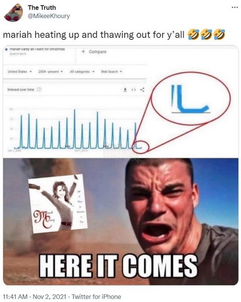 Meme All I Want For Christmas Is You là gì và liên quan thế nào đến Mariah Rã Đông trên Tiktok 3