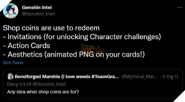 Genshin Impact: Game thủ sẽ nhận được 890 Nguyên Thạch thông qua chế độ game thẻ bài mới