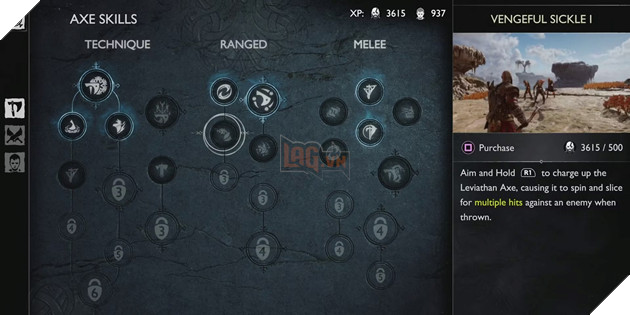 God of War Ragnarok: Top kỹ năng tốt nhất cho Leviathan Axe nên mở khóa sớm 3