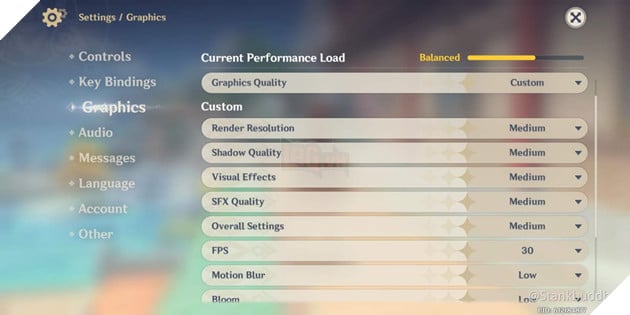 Hướng dẫn Settings Genshin Impact trên máy yếu nhưng vẫn giữ được đồ hoạ bắt mắt