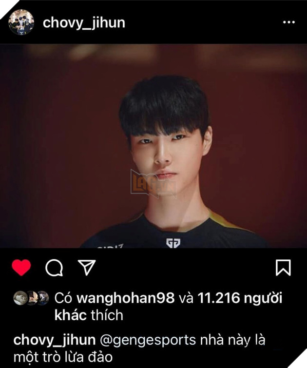 LMHT: Chovy bất ngờ bảo Gen.G là đội tuyển lừa đảo