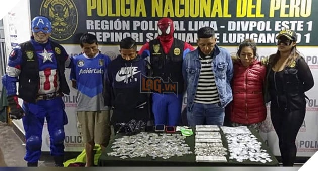 Cảnh sát cosplay loạt siêu anh hùng Marvel bắt tội phạm ma tuý khét tiếng