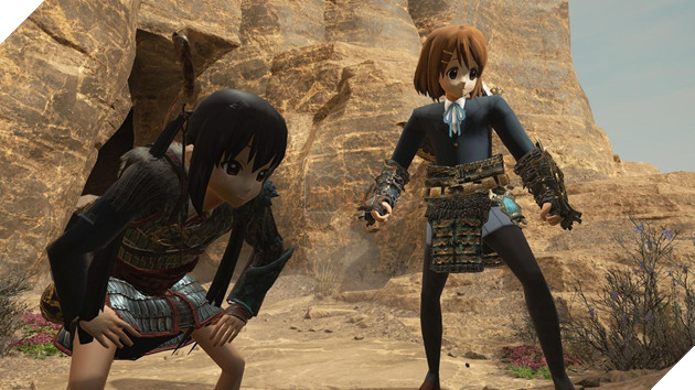 The two main characters of K-On!appear in god of war
