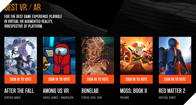 The Game Awards 2022 chính thức công bố các đề cử cho toàn bộ hạng mục 16