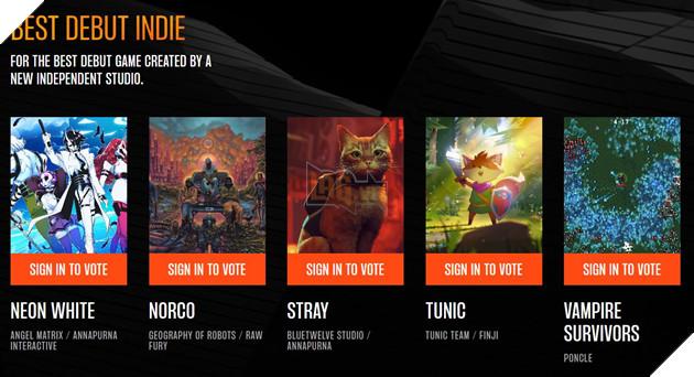 The Game Awards 2022 chính thức công bố các đề cử cho toàn bộ hạng mục 26