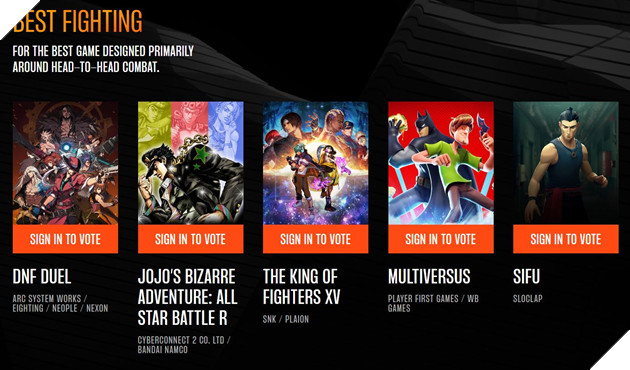 The Game Awards 2022 chính thức công bố các đề cử cho toàn bộ hạng mục 20