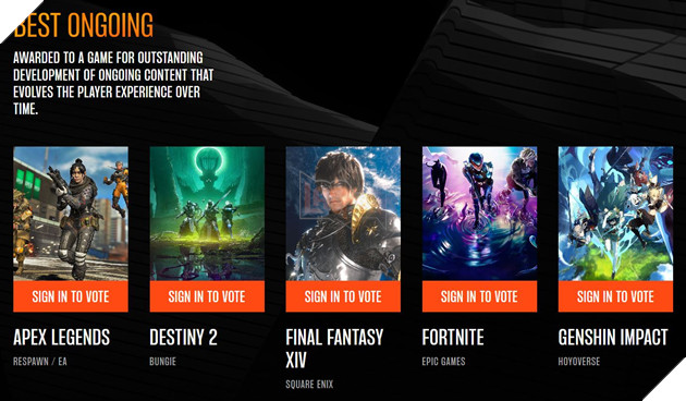 The Game Awards 2022 chính thức công bố các đề cử cho toàn bộ hạng mục 11
