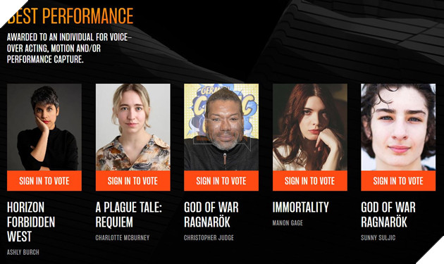 The Game Awards 2022 chính thức công bố các đề cử cho toàn bộ hạng mục 9