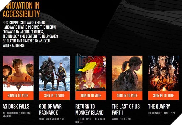 The Game Awards 2022 chính thức công bố các đề cử cho toàn bộ hạng mục 15