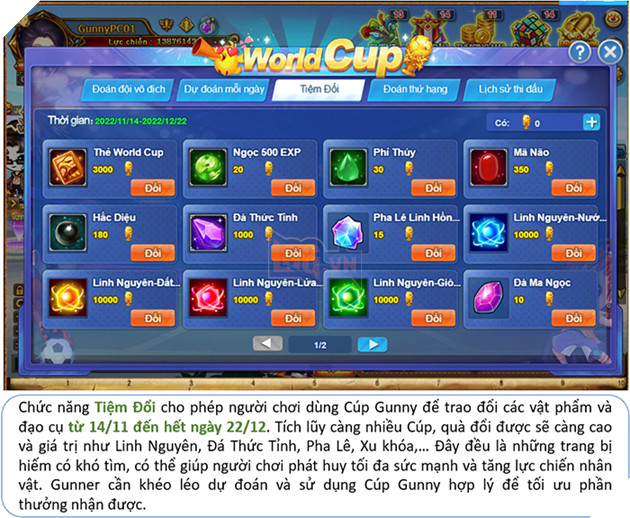 Gunny PC cháy cùng World Cup, ra mắt siêu sự kiện hấp dẫn mùa bóng đá 4