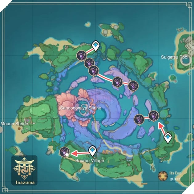 Genshin Impact - Hướng dẫn cách farm 400 Kiếm Cách một ngày dùng để nâng cấp Scaramouche và Yae Miko 4