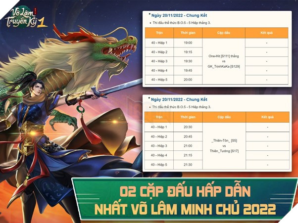 Võ Lâm Minh Chủ mùa 2: Chung kết mãn nhãn, tân vương lên ngôi 2