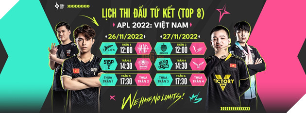 Kết quả bốc thăm Tứ kết APL 2022: VGM tái đấu BRU, SGP đối đầu BRO - Nhà vô địch GCS 3
