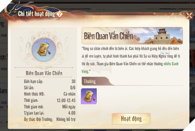 Biên Quan Vấn Chiến: Đỉnh cao của chiến thuật, tinh thần đồng đội lên ngôi tại Thiên Long Bát Bộ 2 VNG