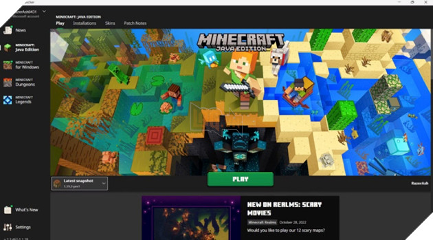 Hướng dẫn cách tải bản cập nhật Minecraft 1.19.30 beta 1 2
