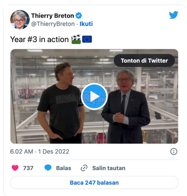 EU cảnh báo Twitter có thể bị cấm ở 27 quốc gia trên thế giới