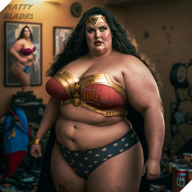 Hài hước với loạt ảnh các siêu anh hùng nổi tiếng... bị "thừa cân" 