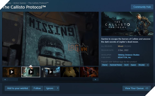 Vừa ra mắt, The Callisto Protocol đã ăn đánh giá tiêu cực ngập mồm 2