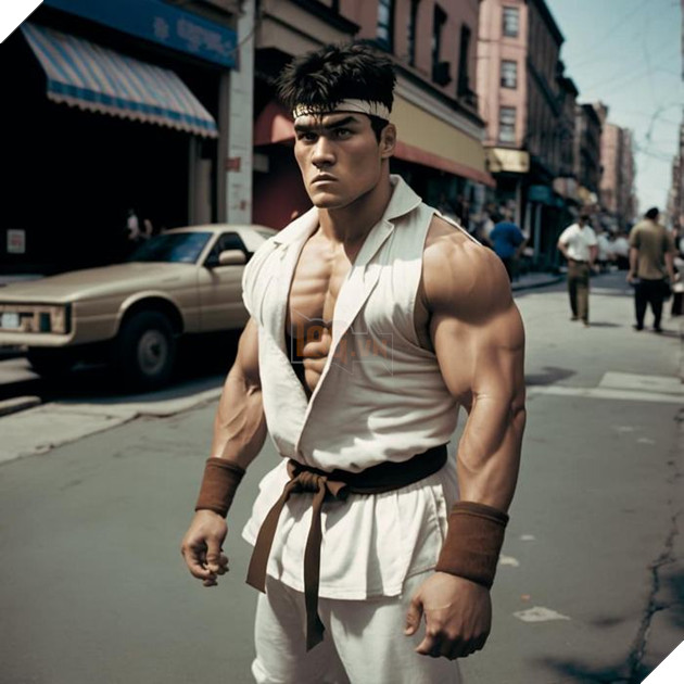 Khi các nhân vật Street Fighter được AI vẽ theo phong cách đời thật 2