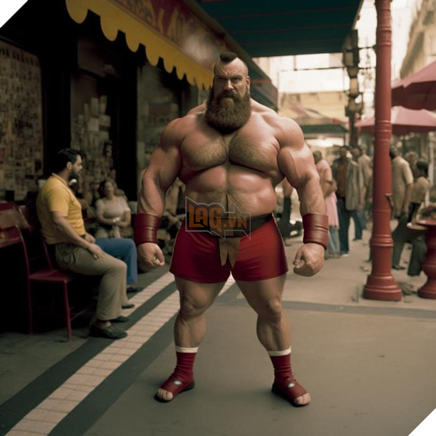 Khi các nhân vật Street Fighter được AI vẽ theo phong cách đời thật 3