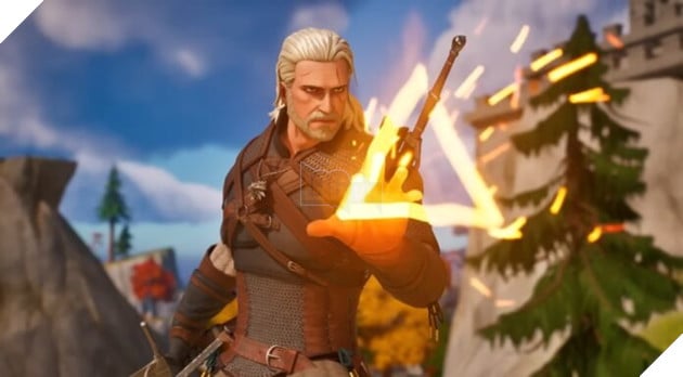 Geralt của The Witcher và Doom Slayer sẽ cầm súng chiến trong thế giới của Fortnite
