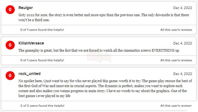 God of War Ragnarok bất ngờ bị ném bom Review ngay trước thềm The Game Awards 4