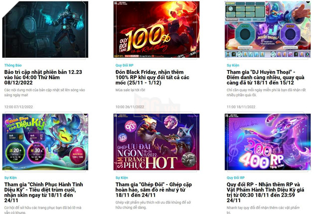 LMHT: Game thủ chỉ trích Garena vì không cập nhật thông tin phiên bản 12.23